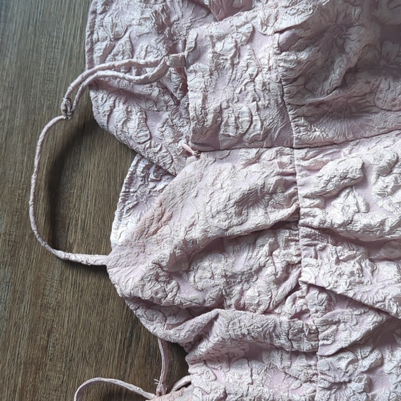 En Saison Pale Mauve Babydoll Top - Picture 9 of 9